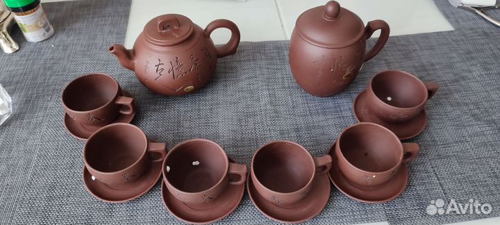 Чайный сервиз из глины