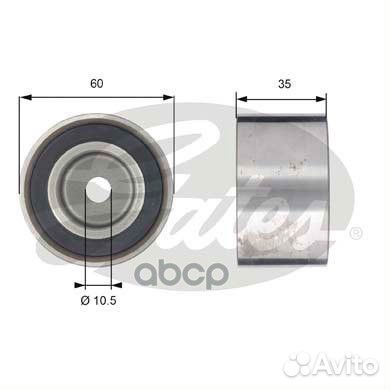 Ролик обводной ремня грм subaru EJ20/25 PB-3033