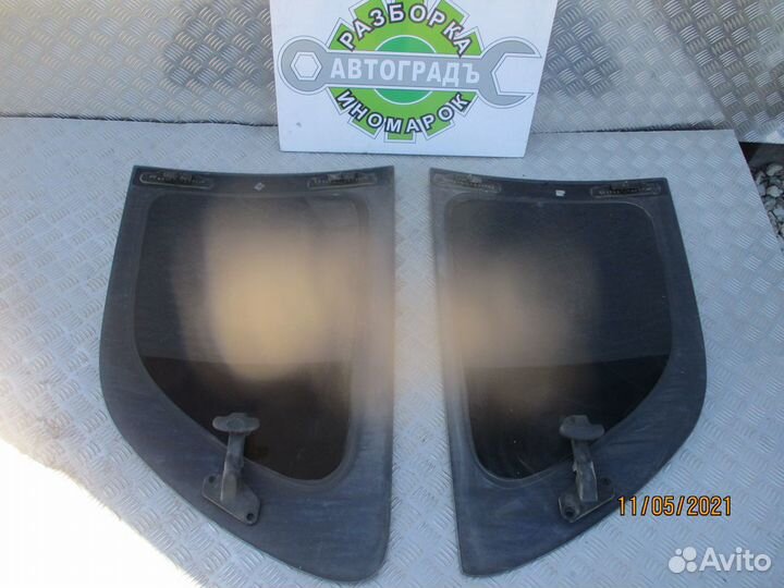 Стекло заднее левое и правое Dodge Caravan 3 2000г