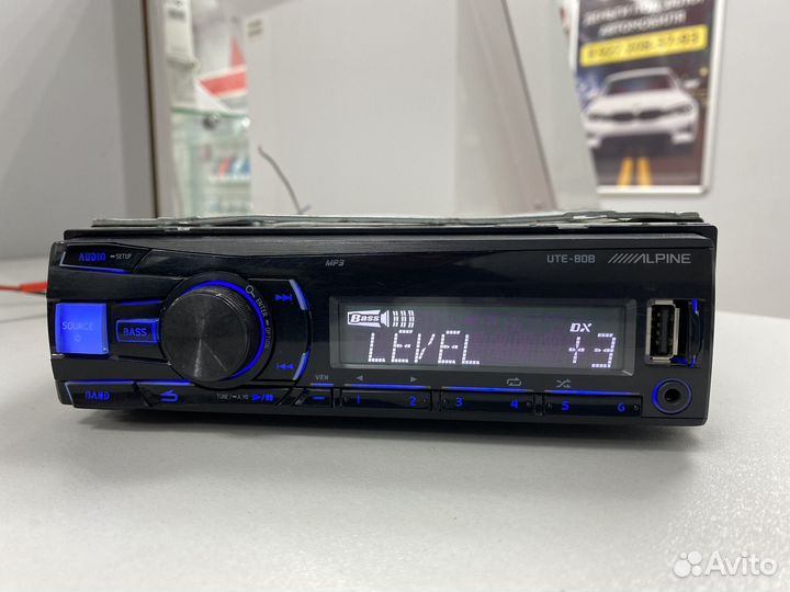 Автомагнитола alpine ute-80b