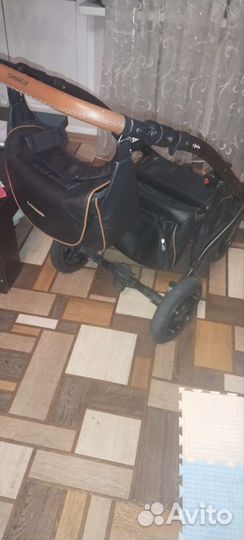 Детские коляски 3 в 1 из эко кожи