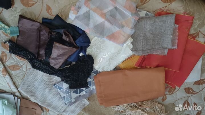 Разные остатки для творчества (шитья)