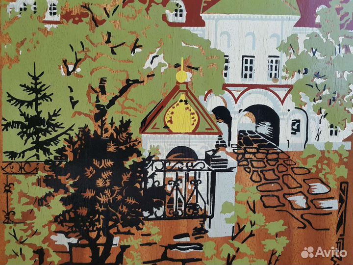 Панно преображенский сбор ретро