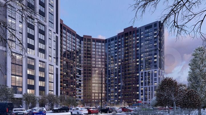 Квартира-студия, 27,5 м², 2/20 эт.