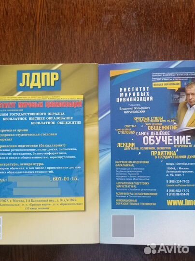 Тетрадь и дневник лдпр