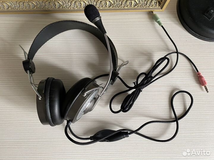 Наушники genius с микрофоном