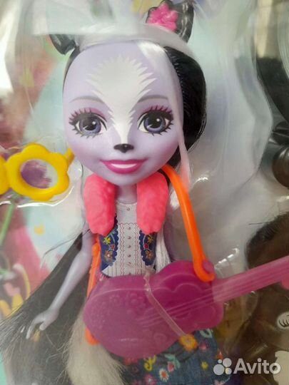 Enchantimals скунс с барабанами редкая