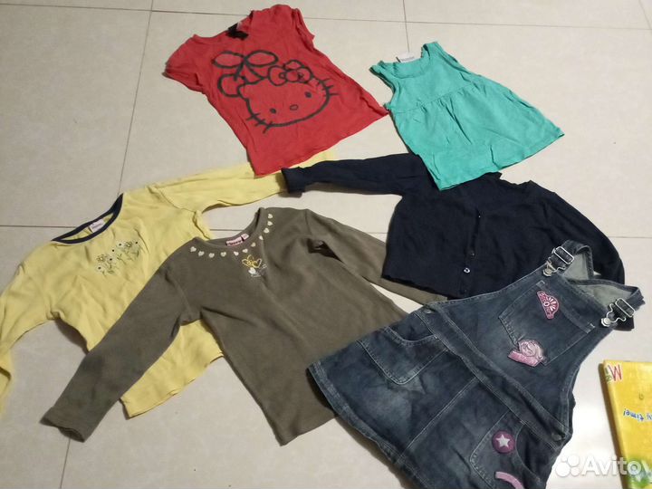 Пакет вещей для девочки 98-110