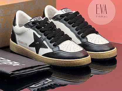 Мужские кеды Golden Goose Ballstar Black White