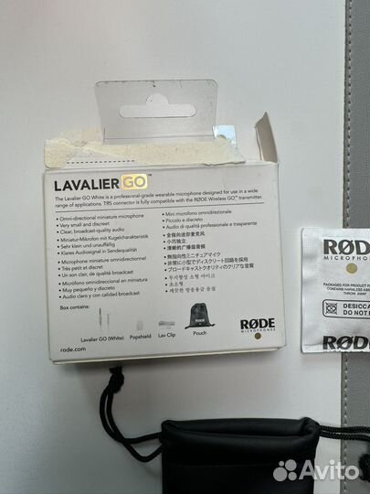 Rode Lavalier Go White петличный микрофон