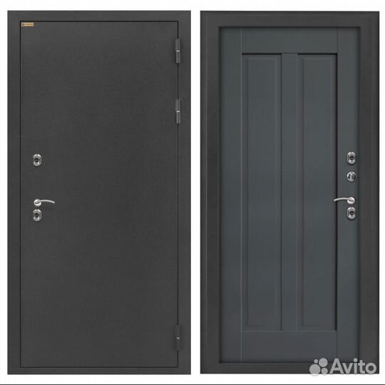 Дверь с терморазрывом faraon сибирь графит