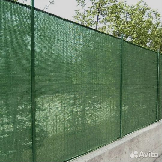 Сетка фасадная защитная SDM зеленая, 35 г/м2, 2х50