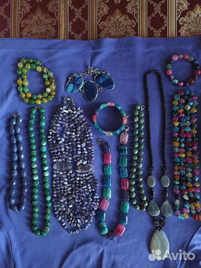 Бусы из натуральных камней СССР и современные