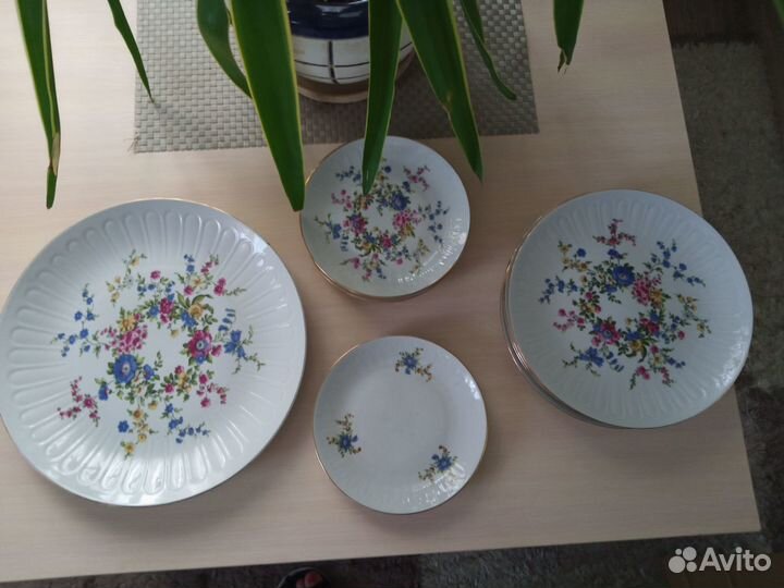 Посуда из фарфорового сервиза Ylmenau 1777 ГДР