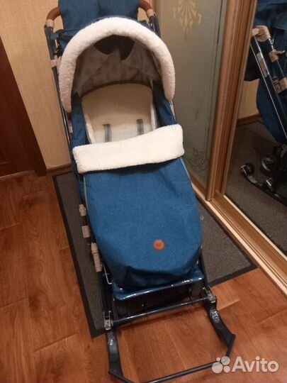 Санки коляска ника 7 8