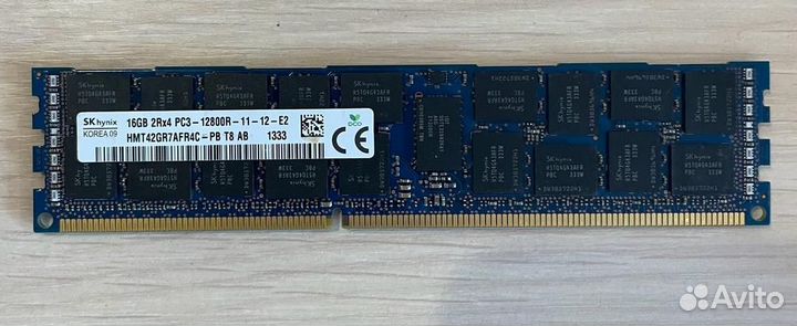 Серверная память 16gb DDR3 ECC REG (б/у)