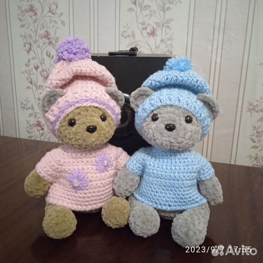 Вязаные мишки