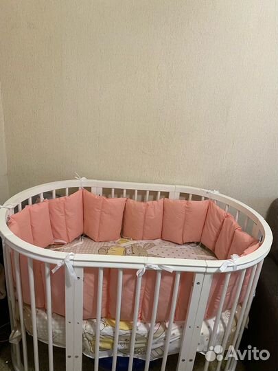 Детская кровать трансформер для новорожденных