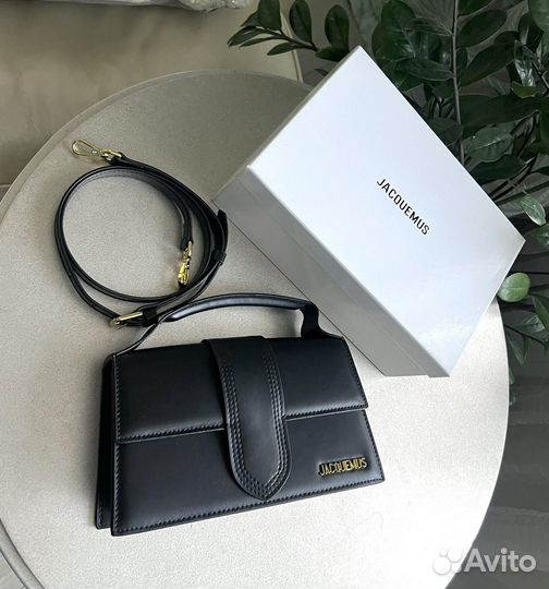 Сумка женская Jacquemus Le Bambino black/gold