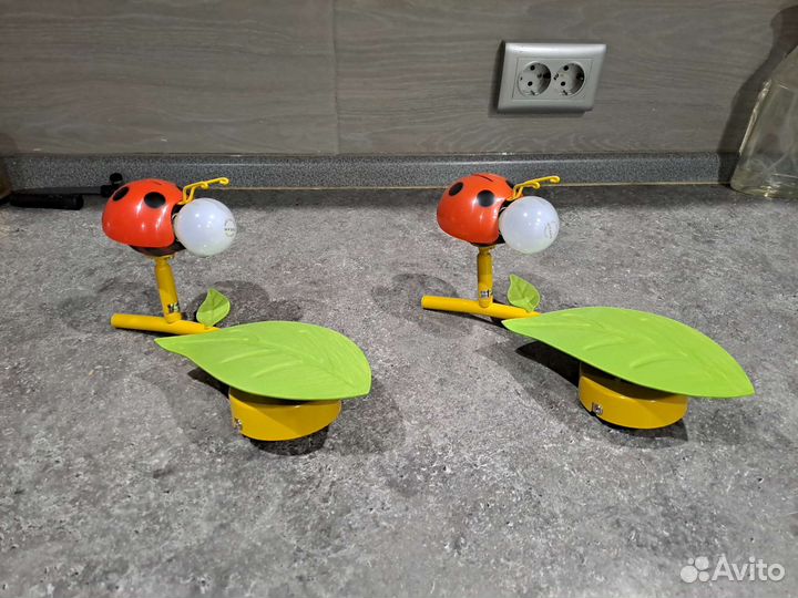 Люсьра и светильники Божья коровка