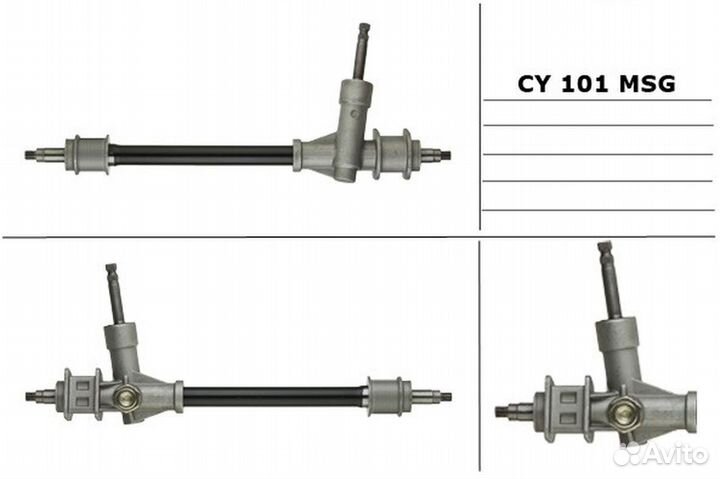 Рулевая рейка Chery QQ 2002, Chevrolet Matiz 1998
