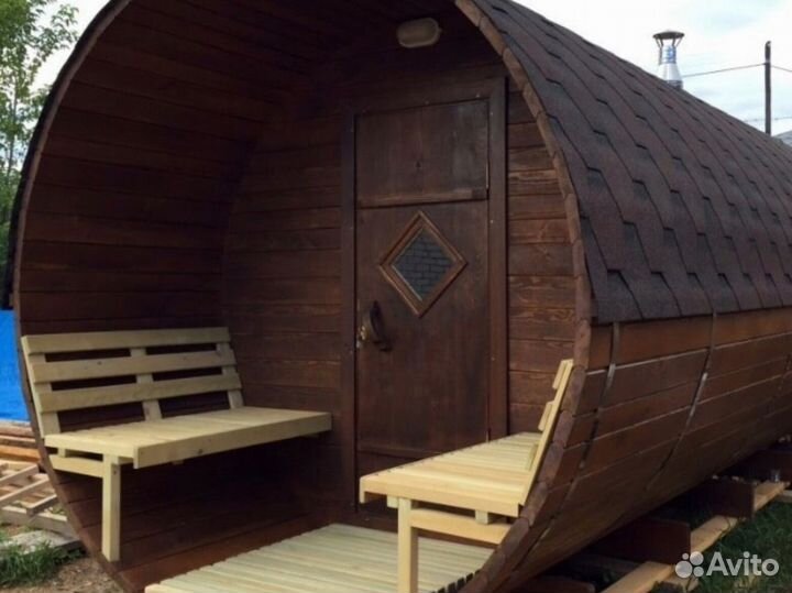 Бани-бочки квадро в наличии