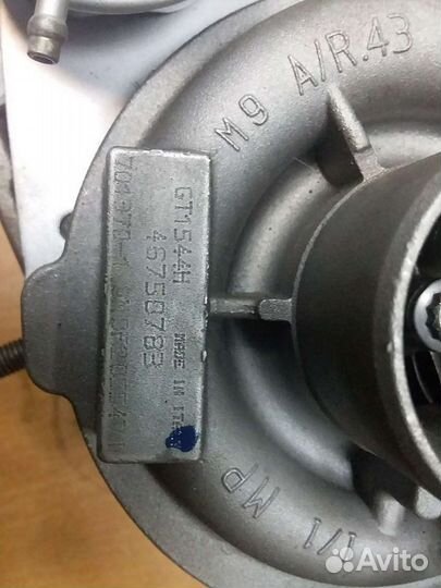 Турбина ситроен фиат