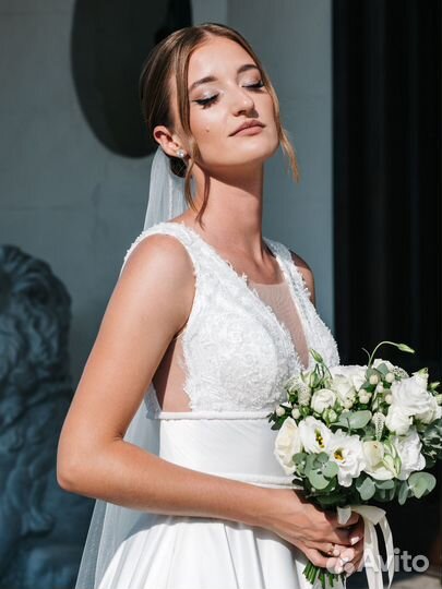 Свадебное платье, размер 42-44