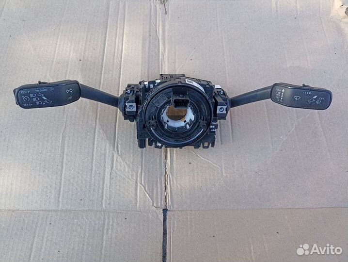 Подрулевой переключатель Skoda Octavia A7 с круиз