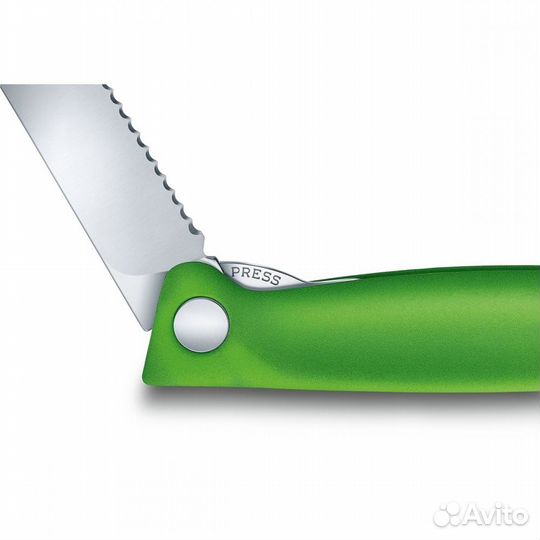 Складной кухонный нож 6.7836.F4B, зелёный