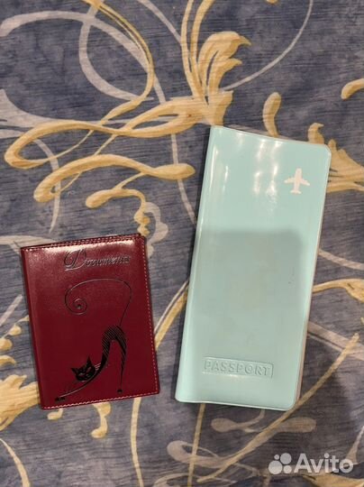 Обложка для документов кожа