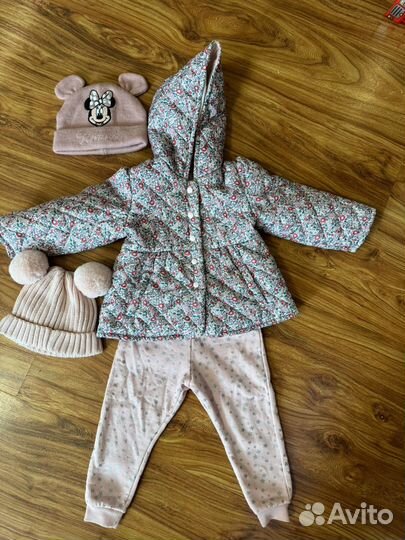 Пакет брендовых вещей на девочку 86 92