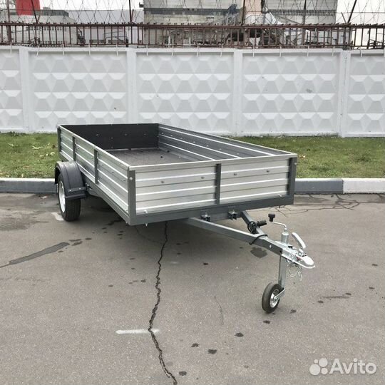 Прицеп для снегохода 3,2х1,5 с тентом (краска)