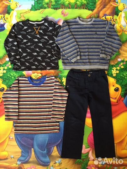 Вещи пакетом на мальчика рост 110 116