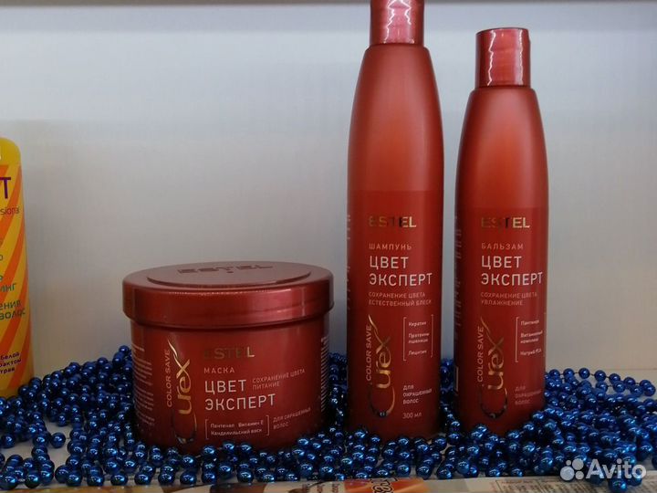 Маска, бальзам, шампунь Curex Estel