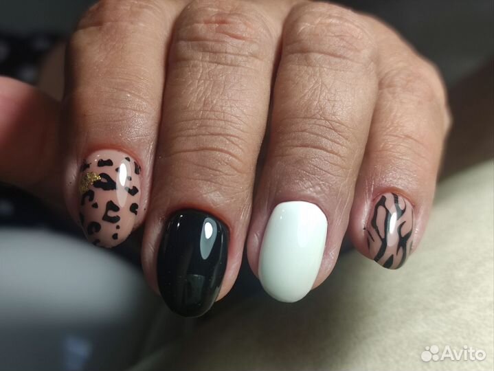 Комбинированный Маникюр с снятием+укрепление