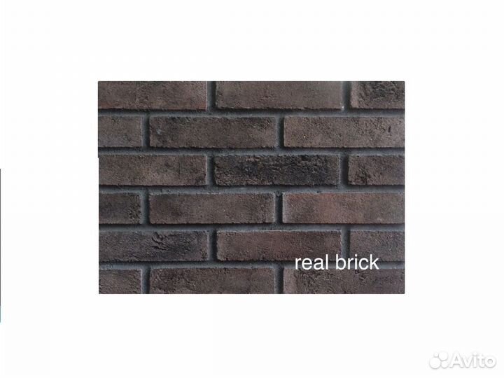 Кирпич real brick. Plain