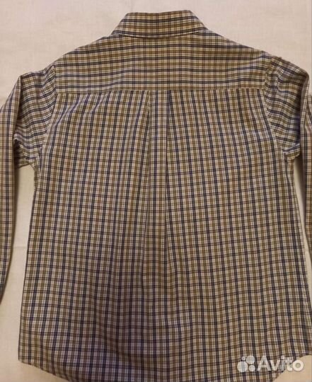 Рубашка детская на мальчика брендовая 10-12 лет