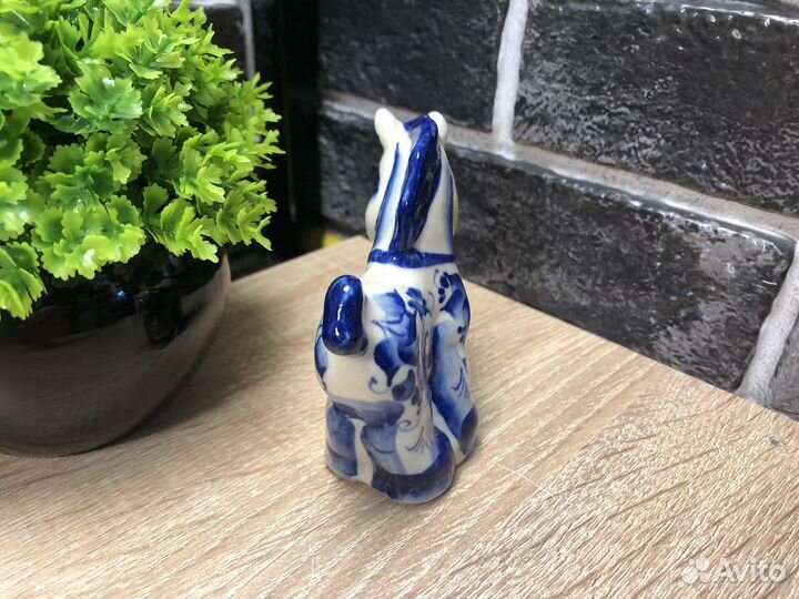 К.2596 Лошадка Гжель СССР