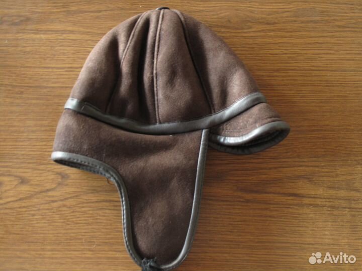 Шапка меховая из дубленой овчины, новая, не ношена