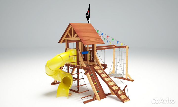 Новый детский спортивный комплекс для дачи
