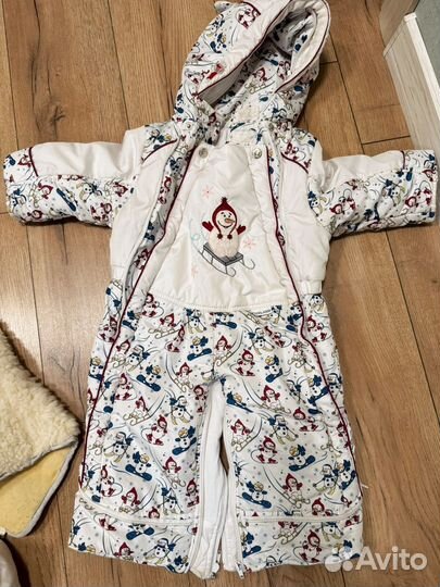 Детский зимний комбинезон на девочку