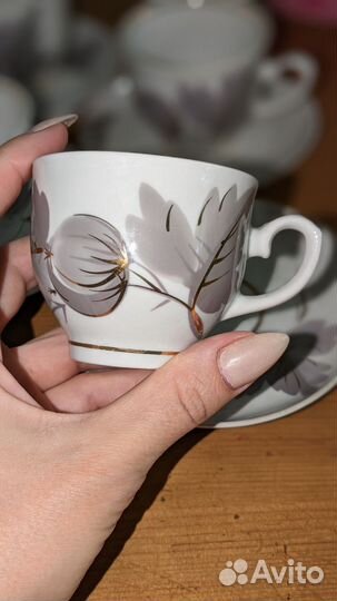 Кофейный набор чешский фарфор Czecho