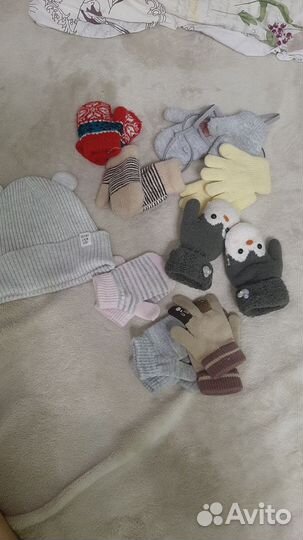 Шапка и перчатки