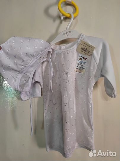 Крестильная рубашка 68