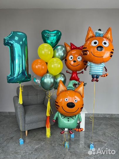 Фонтаны из шаров доставка