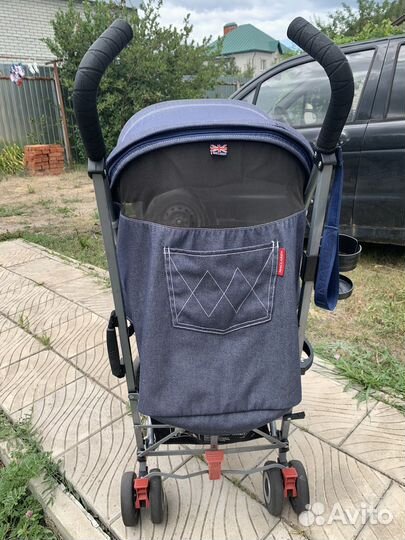 Коляска трость maclaren quest denim