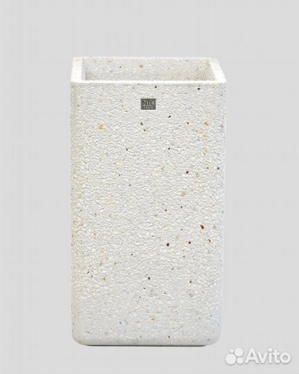 Вазон (кашпо, горшок) для цветов и растений Cube H