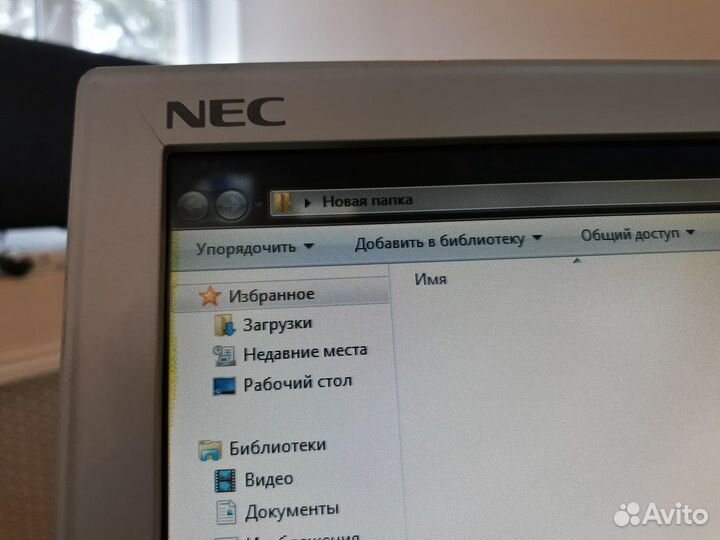 Монитор 22 с дефектом NEC LCD 22WV Широкоформатный