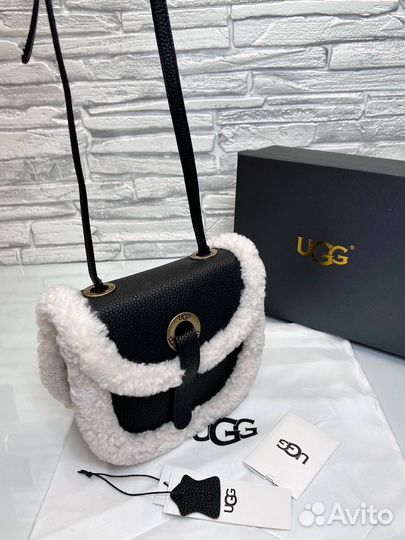 Сумка Ugg кожаная с овчиной